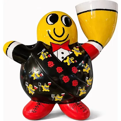 Gepersonaliseerd Oerbier-mannetje: bloemen