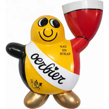 Gepersonaliseerd Oerbier-mannetje: gouden voetjes