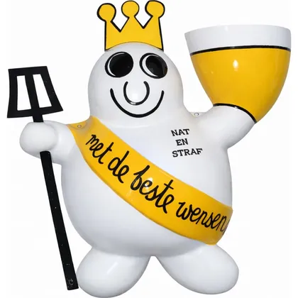 Gepersonaliseerd Oerbier-mannetje: koning